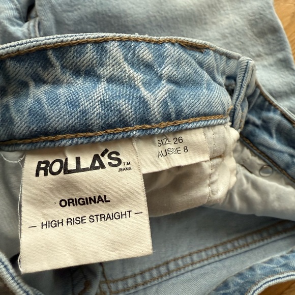 ROLLA'S High Rise Light Blue Jeans - Picture 5 of 5